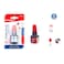 MOTARRO Premium Stamp Pad Ink - Red (30ml)   Oil-Free, Fast-Drying Refill Ink for Rubber &amp; Self-Inking Stamps   Professional Office &amp; School Supplies (MI034-3)