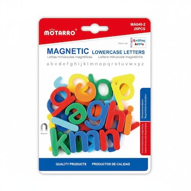 MOTARRO 26-Piece Magnetic Alphabet Letters Set (MA040-2) &ndash; Colorful Learning Toys for Kids to Explore Letters and Words