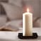 AL ARQAM 2 Pack Unscented Round Pillar Candle for Wedding, Birthday, Holiday &amp; Home Decoration -(8", Natural)