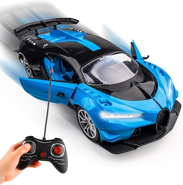 AL ARQAM Bugatti Remote Control Car Toys Car for Kids Birthday Gifts Remote Control Car for Kids 3+ Years Boys Girls (1:16 Scale) Realistic Model Vehicle with Led Lights