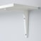 Ikea SIBBHULT Plastic Wall Brackets, White, 18x18 Centimetres - Set of 4
