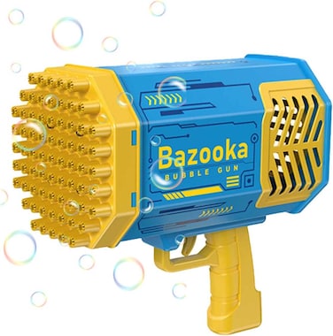 AL ARQAM Bubble Machine Guns, Bubble Solution, 69 Holes Bubbles Machine for Kids Adults, Summer Toy Gift for Outdoor Indoor Birthday Wedding Party - Assorted Bubble Makers
