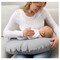 YALLABUYIT Nursing pillow, grey, 60x50x18 cm