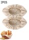 2 Pcs Liners, Cloth Bowl Covers for Bread Proofing,Reusable Natural Rattan Banneton Liner Cloth Cover for Bakery Home Baking, 2 Oval Sourdough Proofing Covers.9.84 &Atilde;&mdash; 5.91 &Atilde;&mdash; 3.15inch