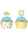 Creative Converting Happi Tree Cupcake Wrappers With Picks 12 Pieces