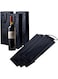 Cuisine Art Wine Bags, Wine Gift Paper Bags Single Bottle Wine Gift Bags Red Wine Tote Bags, 4.7 x 3.9 x 14.2&rsquo;&rsquo; Wine Gift Bags Kraft Paper Wine Bags Bulk with Handles, Pack of 6 Black