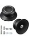 lhmofei 2Pcs Pot Lid Knobs, Kitchen Bakelite Pot Lid Handle, Universal Pot Lid Top Replacement Knob, Heat Resistant and Prevent Static Electricity, Easy Installation for Casserole Glass Pot Lid Knob