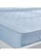 Box Derby Solid Microfiber Double Fitted Sheet - 140x200+25 cm