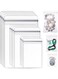 YYBDAE Clear Jewelry Bags, 120pcs Self Seal Jewelry PVC Bags Transparent Jewelry Rings Earrings Packing Storage Pouch Anti Tarnish Zip Lock Bags for Holding Jewelries, 3 Sizes