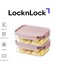 Classic Plus Rectangle Food Container 420ml (PACK of 2) &acirc;&euro;&ldquo; Pink, Airtight &amp; Microwave Safe