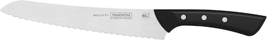 SOLUTTA Bread Knife, 20 cm - Serrated Stainless Steel Blade