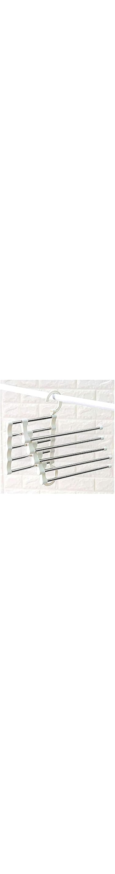 Coolbaby 5 In 1 Stainless Steel Multilayer Magic Pants Rack Pants Rack