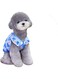 Heart Print Summer Dog Dress with Leash Pet Dress Soft Breathable Dog Outfits for Small Medium Pet Dresses (Blue, M)