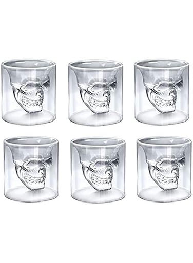 Beauenty CRYSTAL SKULL SHOT GLASS (6PCS SET)