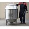 Stainless Steel Mandi Oven 80x135cm Charcoal Cooker with Thermometer Oil Water Drain System