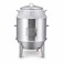 Stainless Steel Mandi Oven 80x135cm Charcoal Cooker with Thermometer Oil Water Drain System