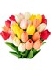 GHAKKE 45Artificial Tulip Flowers, Spring Flowers for Vase Home Office Wedding Flower Arrangement Mother's Day Birthday Celebration Party Decorations