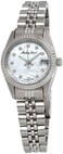 Mathey II Quartz Crystal White Mother of Pearl Dial Ladies Watch D710AI