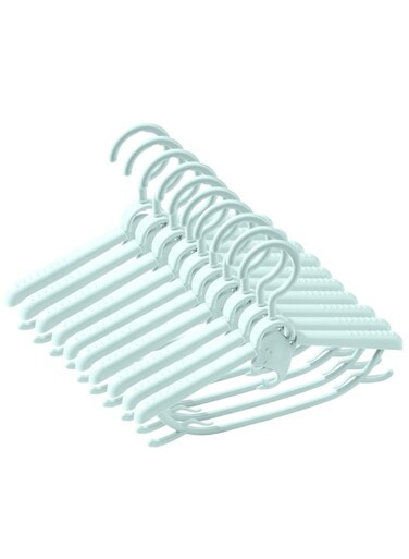 JOURNEY 10PCS Baby Nursery Closet Hangers, Ultra Thin Non Slip, Adjustable Children Coat Hanger for Girl Boy Toddler Kids Child