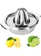 Orange Squeezer, Manual Juicer Stainless Steel Citrus Juicer Hand Press Lemon Squeezer with Bowl Juicer Strainer