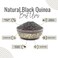 AWAFI MILL Natural Black Quinoa - Andean Culinary Gem - Premium Quality Whole Grain - Nutrient-Rich Superfood (Bottle of 50 gram / 1.7 Oz)