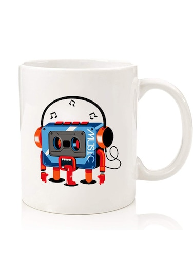 Premium Quality Two Sided Printed Coffee Mug Tea Cup For Home Office, Kids Men Women Music Recorder