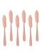 Stainless Steel Cheese Dessert Knives, Breakfast Butter Knife, Slicer Sandwich Spreader(ROSEGOLD)