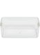 Homesmiths 5 Liter Clear Bin with Chrome Handles