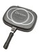 Double Grill Pan Grey/Brown