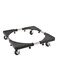 Adjustable Multipurpose Movable Stand Black /Silver 60x70cm