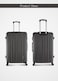 Cabin Size Lightweight ABS Hardside Spinner Luggage Trolley -20 Inch   Carrying 10KG 4 Wheel Hardshell Suitcase-Dark Grey