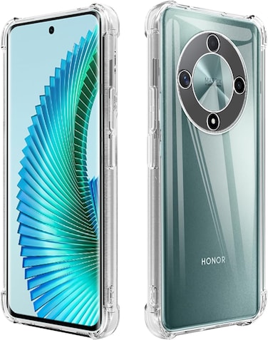 Honor X9b Case, Honor X9b Phone Case Clear, Reinforced Corners Scratch Resistant TPU Rubber Soft Silicone Best Cmera Protective Clear Cover for Honor X9b 5G