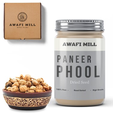 AWAFI MILL Dried Paneer Phool   Paneer Doda Dodi - Premium Quality - Authentic Indian Spice - Enhances Flavor &amp; Aroma - Ideal for Traditional Cooking (Bottle of 50 gram / 1.7 Oz)