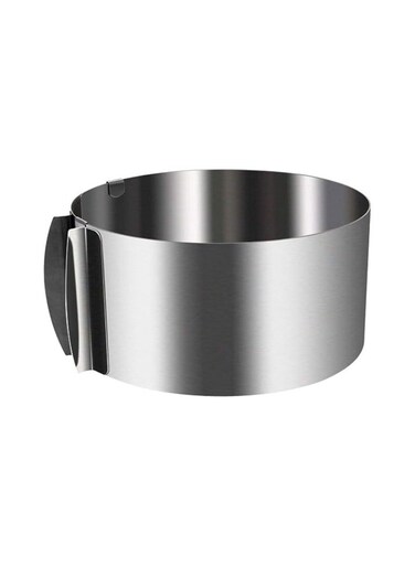 Cake Ring 6 to 12 Inch Adjustable Round Stainless Steel Cake Mousse Mould Bakeware Tools Cake Decorating Mold Baking