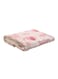 Baby &amp; Kids Lightweight Super Soft Pink Microfiber Blanket with Elephants design, Size 100x75cm