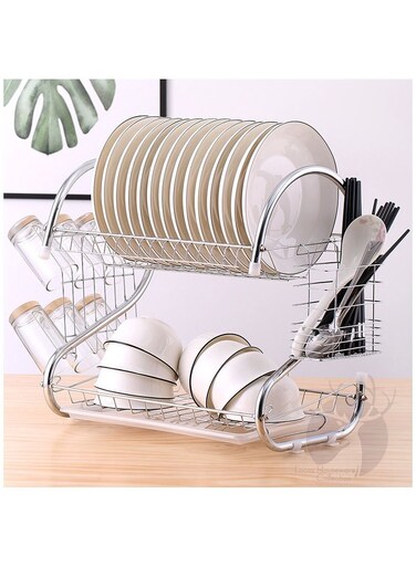 2-Tier Dish Drying Rack