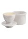 Handmade White Marble Butter Keeper 4.25 Inch, French Butter Crock for Kitchen Counter, Ideal Butter Storage with Water, Perfect for Home, Dining, Kitchen, or Gift