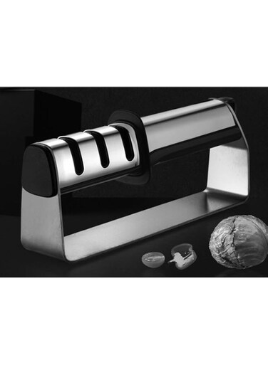 Yafido Knife Sharpener 3-Stage Knife Sharpening for Straight Serrated Knives Sharpens Dull Knives Quickly Safe and Easy to Use