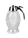 Honey/Syrup Dispenser Jar With Stand Silver/Clear