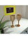 Twist Royal Look Premium Wooden Glass In Teak Wood Set of 2