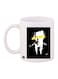 Sherlock Printed Mug White/Black