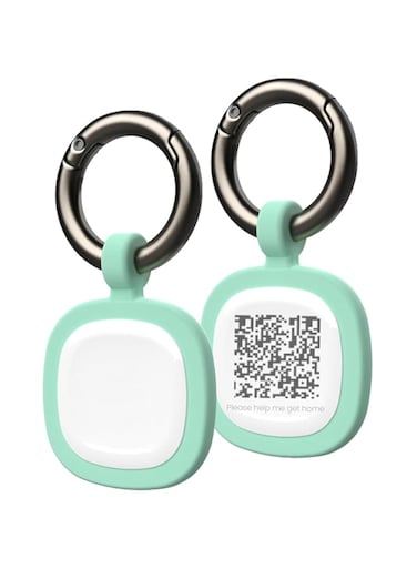 TERRIFI 2Pcs QR Code Pet ID Tags, Silent Silicone Dog Cat Tags, Personalized, Modifiable Online Profile, Free Pet Page, Instant Location Alert via Email