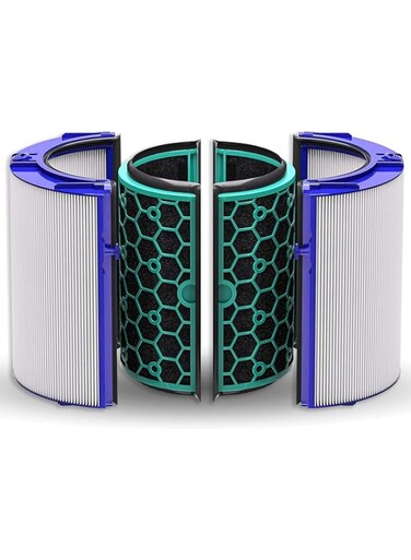 AoMige 360&deg; Combi Glass HEPA &amp; Carbon Replacement Filter for Dyson TP04 TP05 TP07 HP04 HP05 HP07 DP04 DP05 DP07 Replacement for Dyson Air Purifier Filter