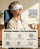 Eye Massager with Heat and Cooling, Heated Eye Mask for Dry Eyes &amp; Sleep, Cooling Gel Mask for Puffiness, Bluetooth Music 5 Modes Cordless Foldable, Relax Gift for Women Men