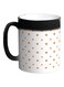 Star Motifs Printed Colour Changing Coffee Mug Black 11ounce