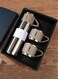 Stainless Steel Thermos 500ml Leakproof Vacuum Insulated Bottle Flask with 3 Lid Cups For Water Coffee Tea Drinks Travel Mug Stays Hot &amp; Cold Up to 12 Hours