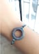 Lily's Style Black Bracelet With Empty Round