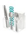 My Space Organizers Utensil Holder Silverware Caddy Countertop Cutlery For Napkins Flatware Spoon Fork Knife Plastic Acrylic