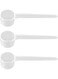PCS 10ml Plastic Measuring Spoon Scoops Protein Scoop 5g Milk Powder Scoops Dosing Spoons Coffee Scoop Medicine Spoon Dishwasher Safe Reusable Spoons for Liquids Powders Kitchen Cooking Tool