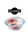 Ocuisine&Acirc;&reg; 1.6L Round Casserole with Glass Lid - Borosilicate Glass, Oven Safe, Scratch &amp; Stain Resistant